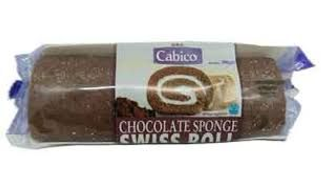 Cabico Choc &amp; Cream Swiss Roll 300g