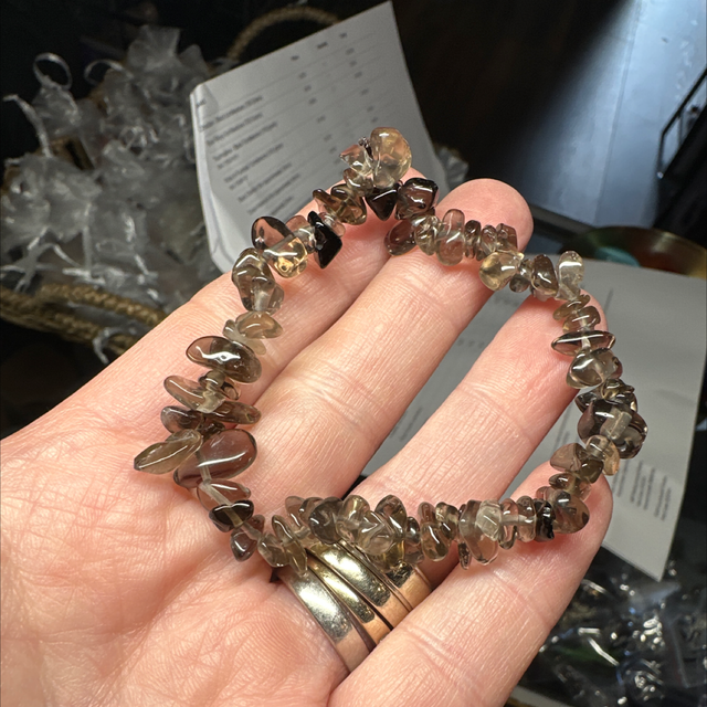 Chip Bracelet - Smokey Quartz 
