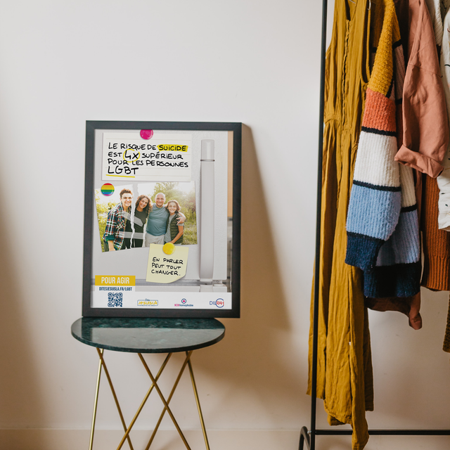 Lot de 10 Affiche A4 "LGBT+"