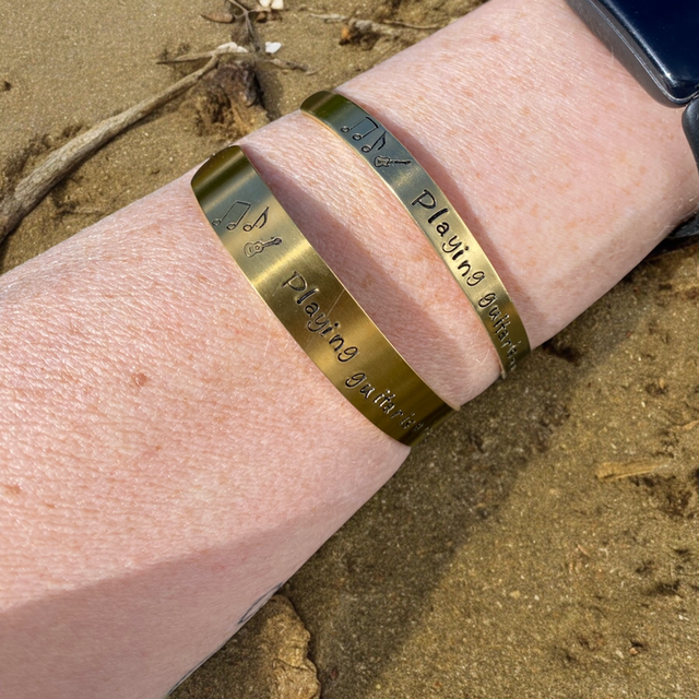 Guitar themed bracelet 🎸