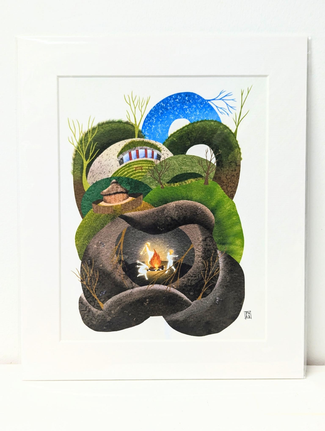 &#039;Emain Macha&#039; - Art Print by Jonathan Hackett 