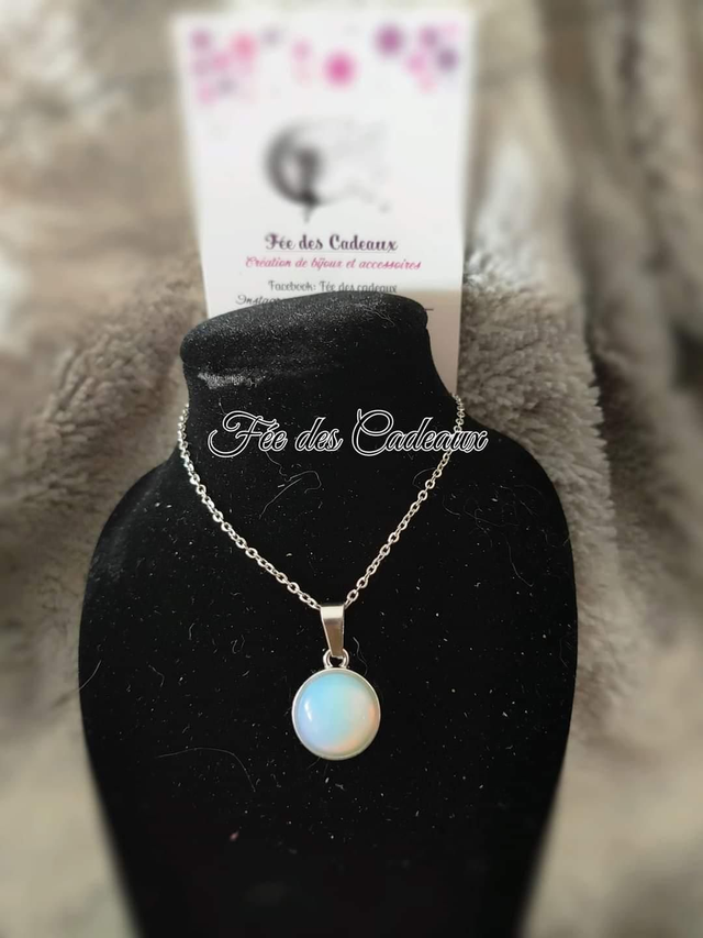 Pendentif "Little Rock" Pierre de Lune 