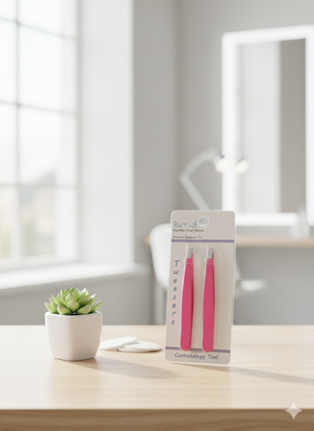 Pinces à épiler lot de 2 (Tweezers)