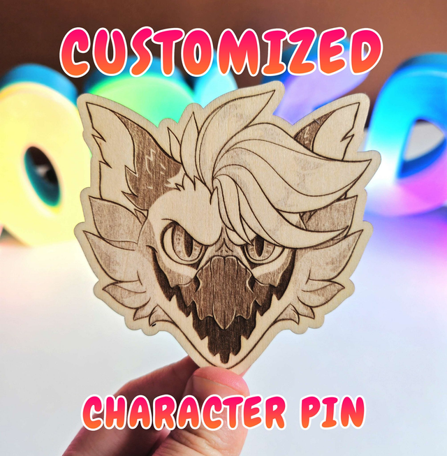 Customized Headshot Pin