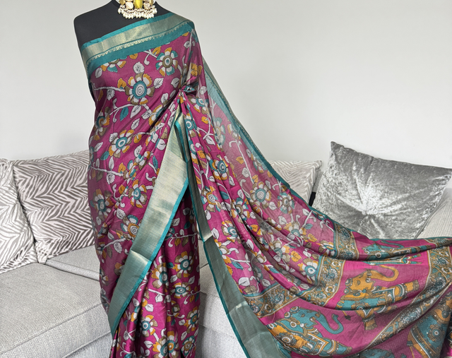Dola silk saree