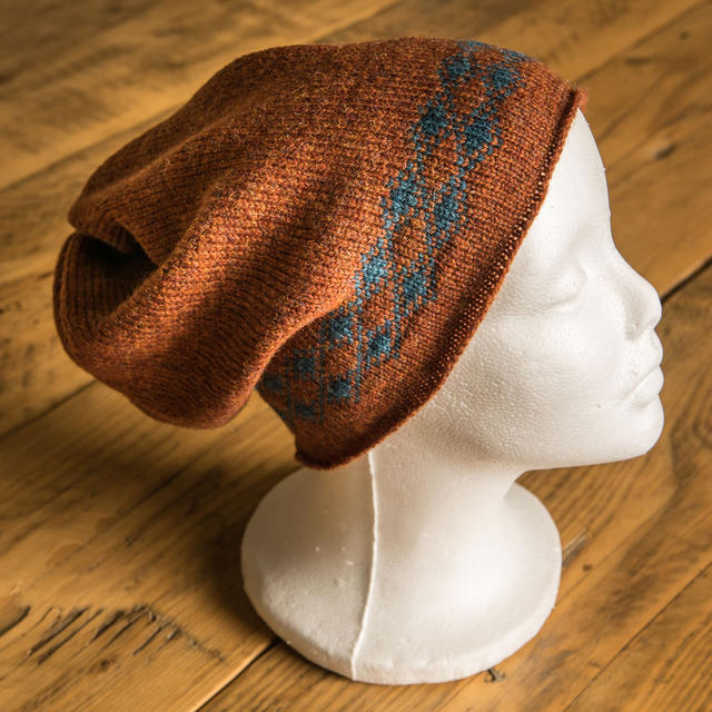 Torridon rust Beanie. Winter Hats. Wool accessories. Unisex Knitted hat. Unisex beanie.