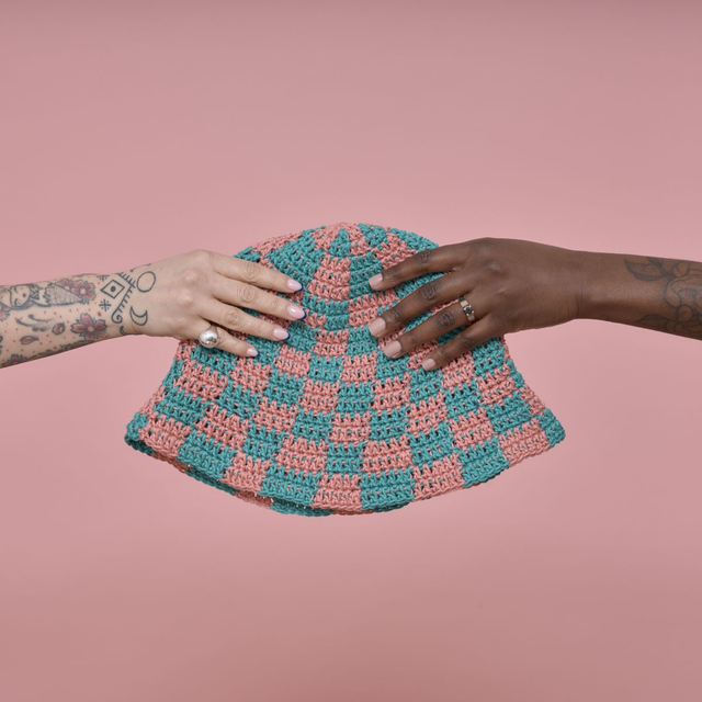 Bob en damier Les Franjynes x Whinycrochet