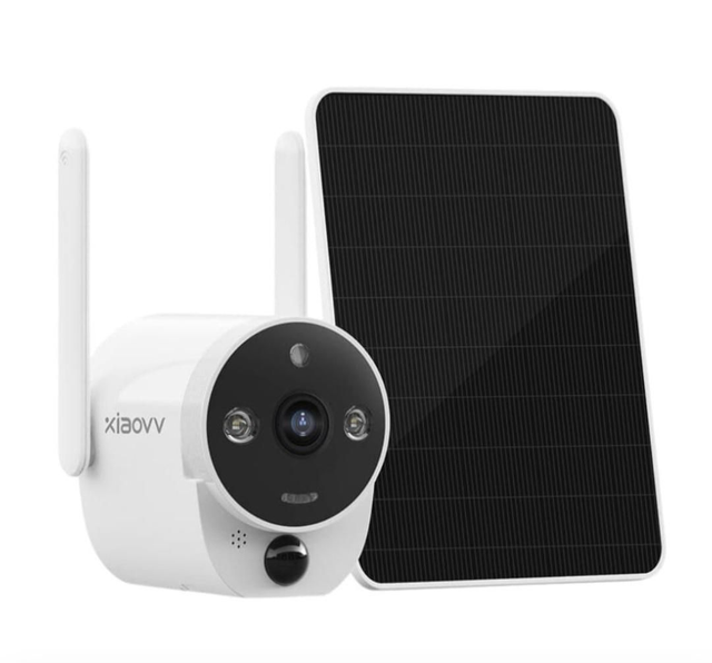 Xiaovv B6 FullHD 2MP Panel Solar WiFi Blanco 
