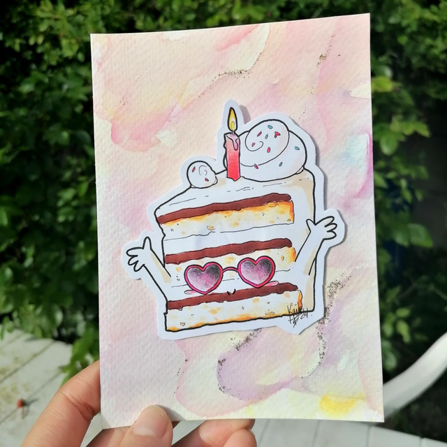 Carte d'anniversaire semi-personnalisée