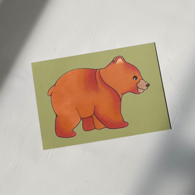 Carte Postale - Ourson