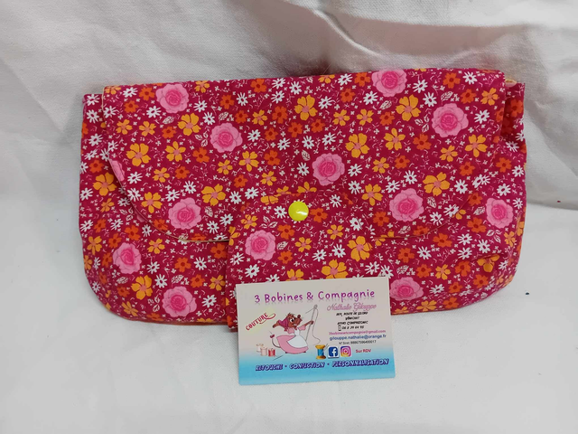 trousse beauté fleurs