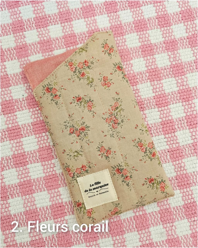 Étui à lunettes en tissus upcyclés