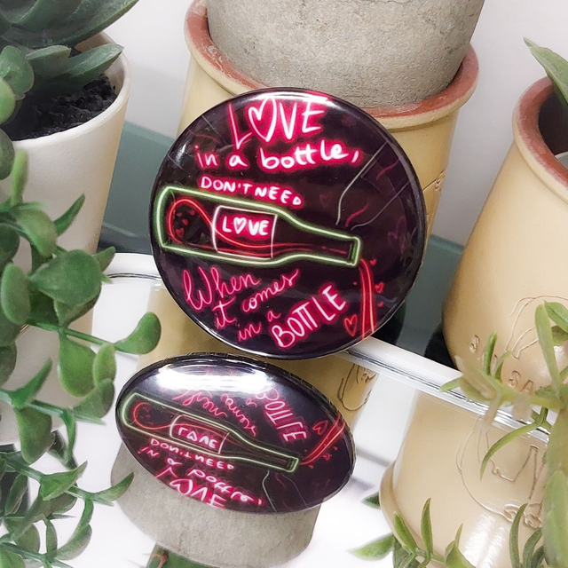 Hazbin Hotel Lyrics Button Pins (Season 2)