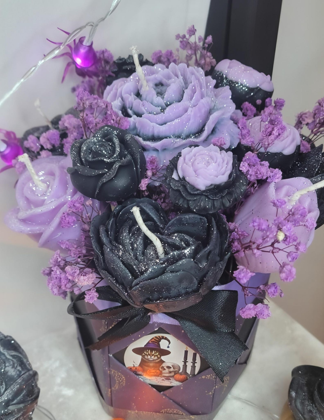 Bouquet Sortilege pourpre