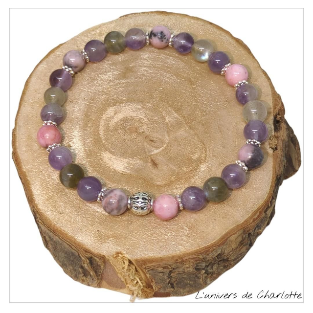 Bracelet "Éveil &amp; Protection" 6mm BR-137