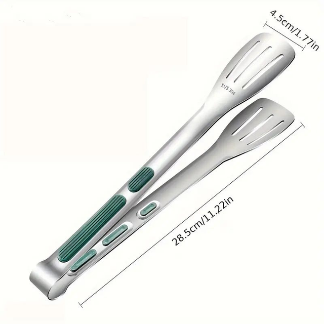 Pinces de Cuisine Ergonomiques en Acier Inoxydable 