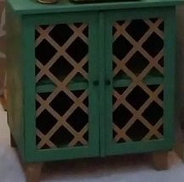 CÔMODA  VERDE - LOCAÇÃO 