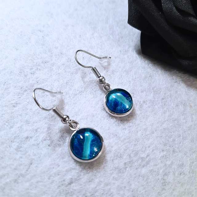 NUIT BLEUE - Boucles d'oreilles - Argenté 