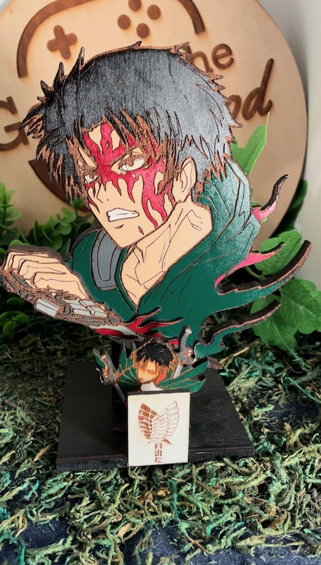 Figurine attaque des titans, Levii.