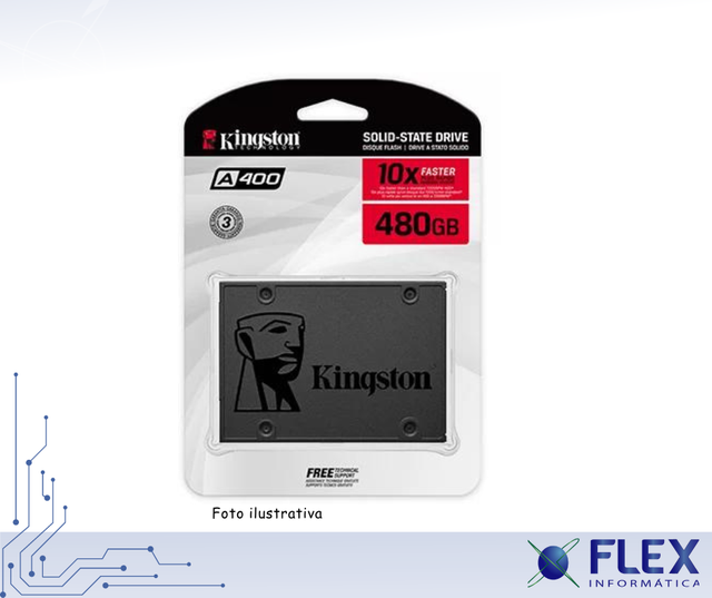 HD SSD 480GB SATA III 2,5" KINGSTON SA400S37