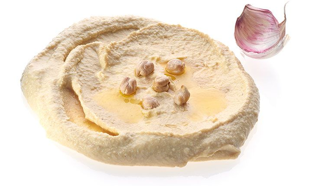 010701 Hummus / vegi (500g) mit 30 Mini Pitas