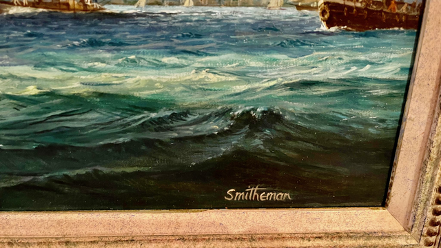 S. Francis Smitheman (1927–2016) – „Mariquita, Octavia and Noroda racing in the Solent, 7th August, 1911“