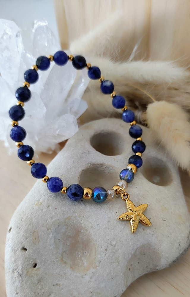 Bracelet "Stabilité Émotionnelle" Sodalite 