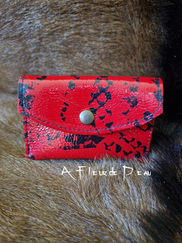 Porte monnaie cuir 3 compartiments 