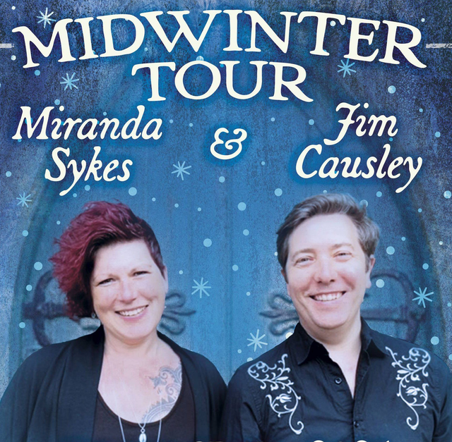 Miranda Sykes &amp; Jim Causley - 7.30pm Thursday 3rd December 2026