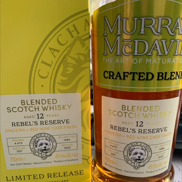 Rebel‘s Reserve 12yo Blended Scotch Murray McDavid 