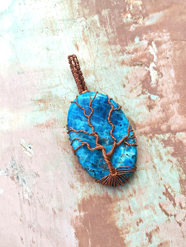 Arbre de vie - Pendentif - Apatite 