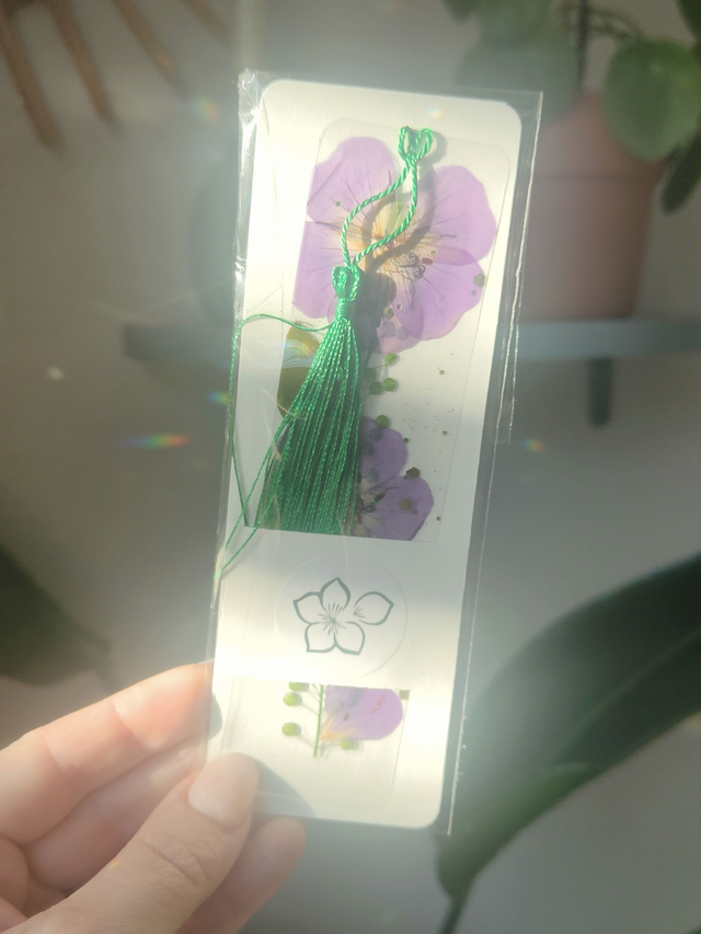 Marque page Rozanne vert