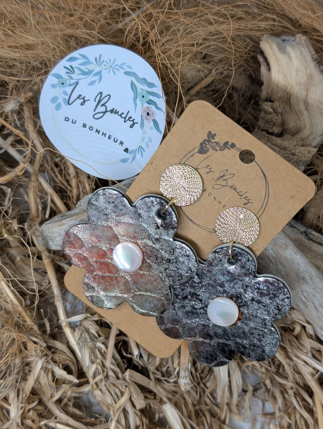 Boucles d&#039;oreilles Coquette bronze co023