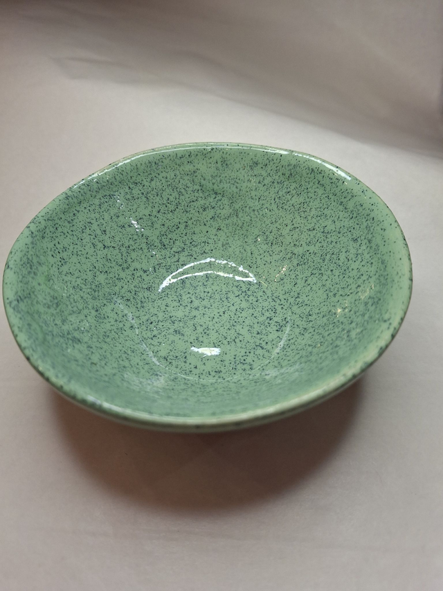 Coupelle vert moucheté PM