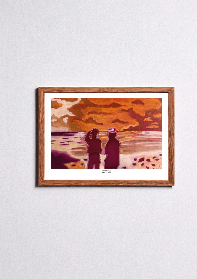 Reproduction imprimée Les amis