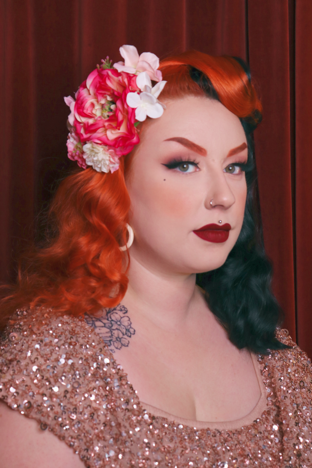 Hairflowers • L • Pink martini