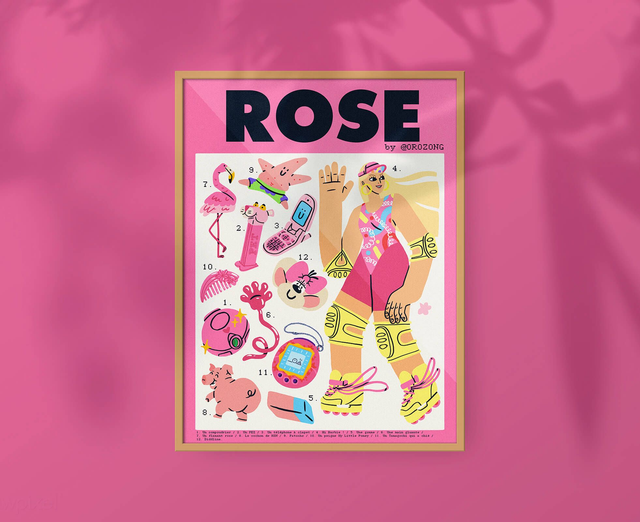 Série couleurs - 🩷 ROSE 🩷