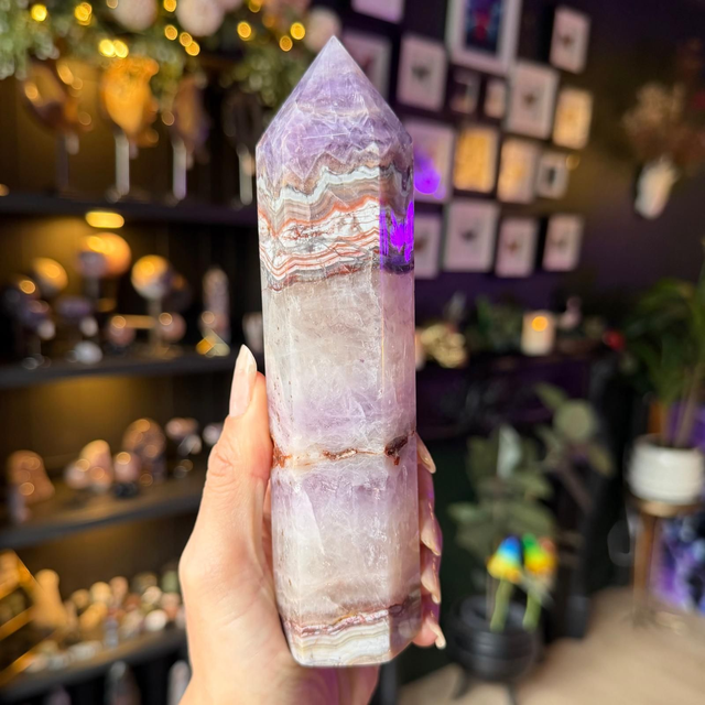 Amethyst with Crazy Lace Agate Tower R54Q3C (6)