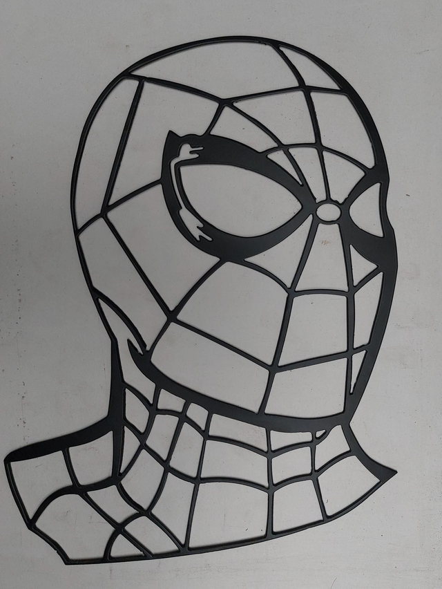 Spiderman Mask Plaque