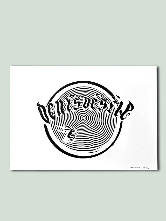 Dents de Scie® "The Spiral" Affiche