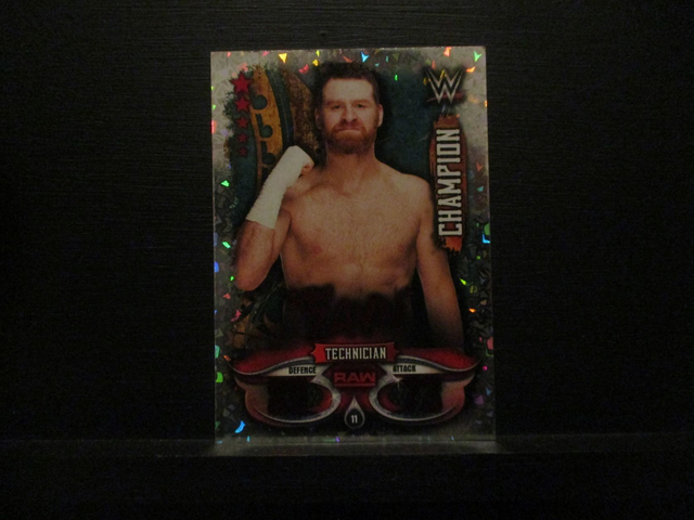 Sami Zayn - Champion Slam Attax Live Original Trading Card #11