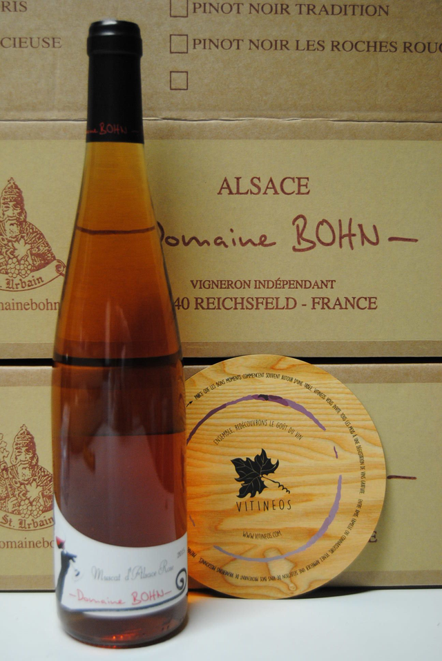 Muscat d''Alsace 2019 - Rosé Sec Tranquille - Domaine Bohn (Bernard et Arthur Bohn)
