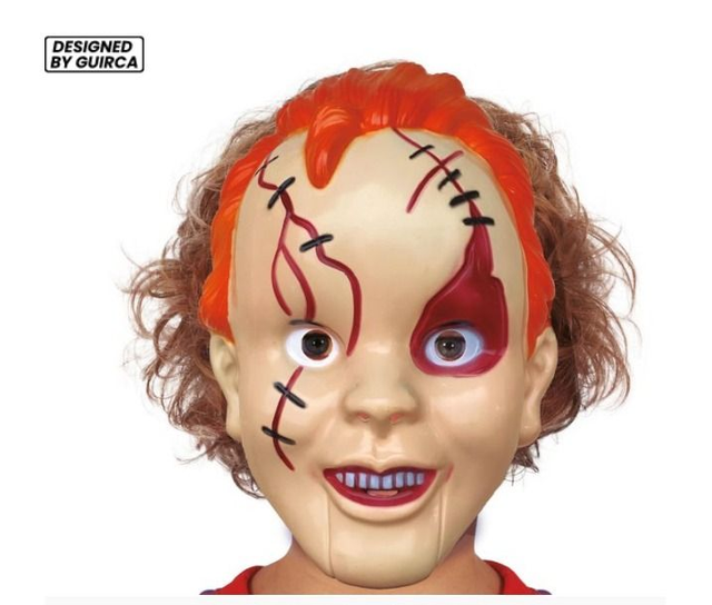 halloween ,  20049  MASCHERA BAMBINO DIABOLICO PVC