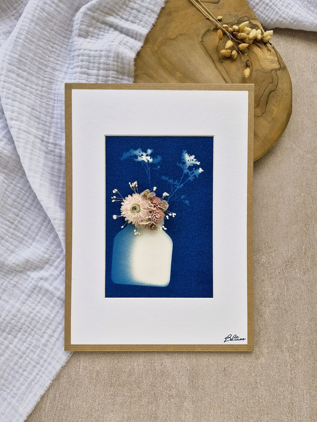Cyanotype - Éclat de verre #5