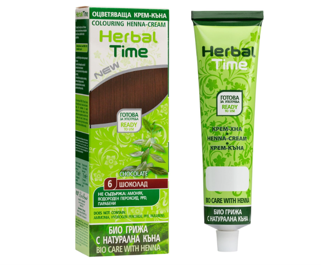 Herbal Time Henna Natural Color Chocolate 6