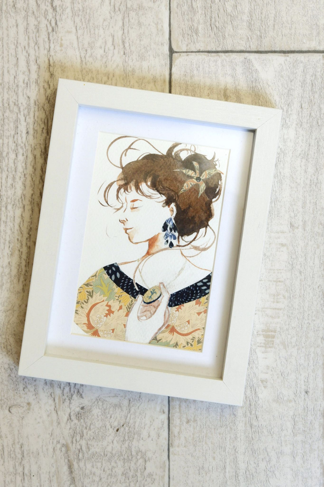 Original encadré A6 "Le médaillon"