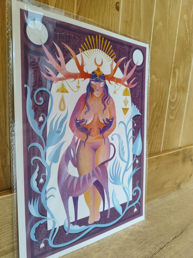 Prints "La Femme aux loups"