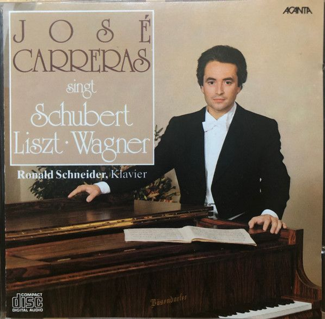 José Carreras, Ronald Schneider ‎– Singt Schubert • Liszt • Wagner Audio CD