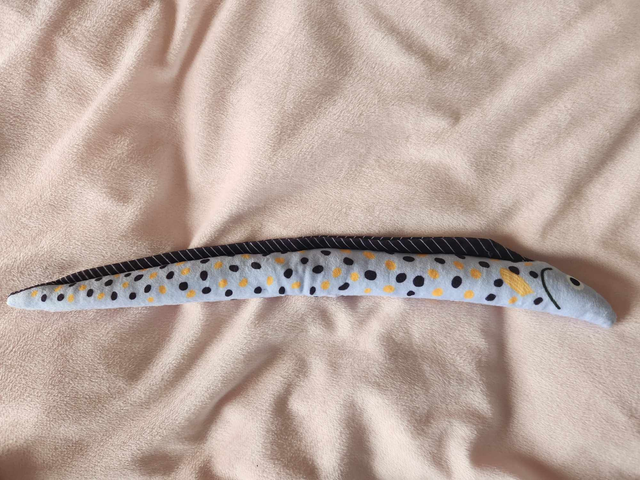 L’anguille géante à pois