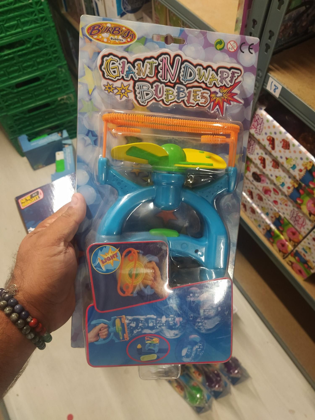 PISTOLET GÉANT A BULLES